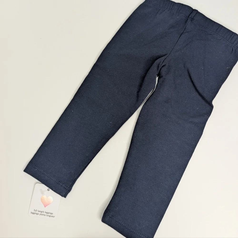 The Children’s Place Baby Leggings Set | Red & Navy | Size 12–18 Months | NWT